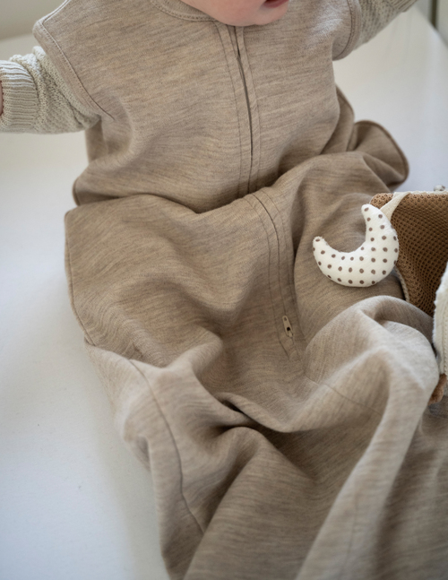 Baby's Only Schlafsack Merinowolle 90cm, Fine Sand