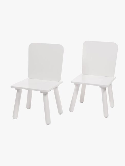 Cloudberry Castle BREE Tisch und Stühle mit Stauraum, Weiß