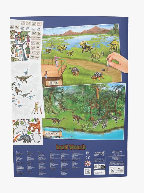 Dino World Stickerbuch Create Your Dino Zoo
