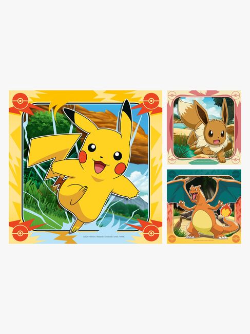 Ravensburger Pokémon Puzzles 3x49 Teile