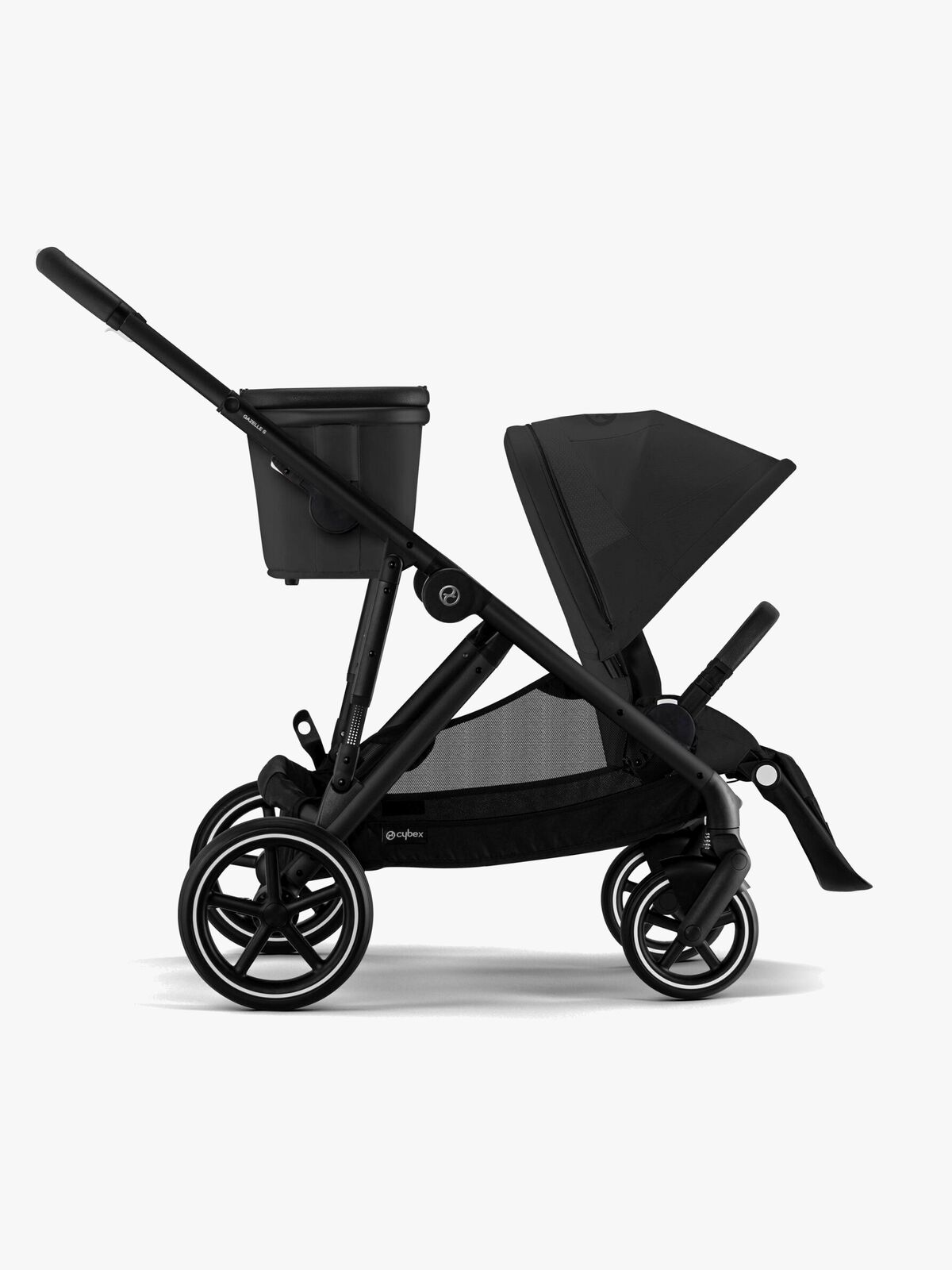 Cybex GAZELLE S Kinderwagen, Moon Black/Black
