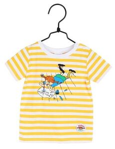 Pippi Langstrumpf Schrift T-Shirt, Gelb