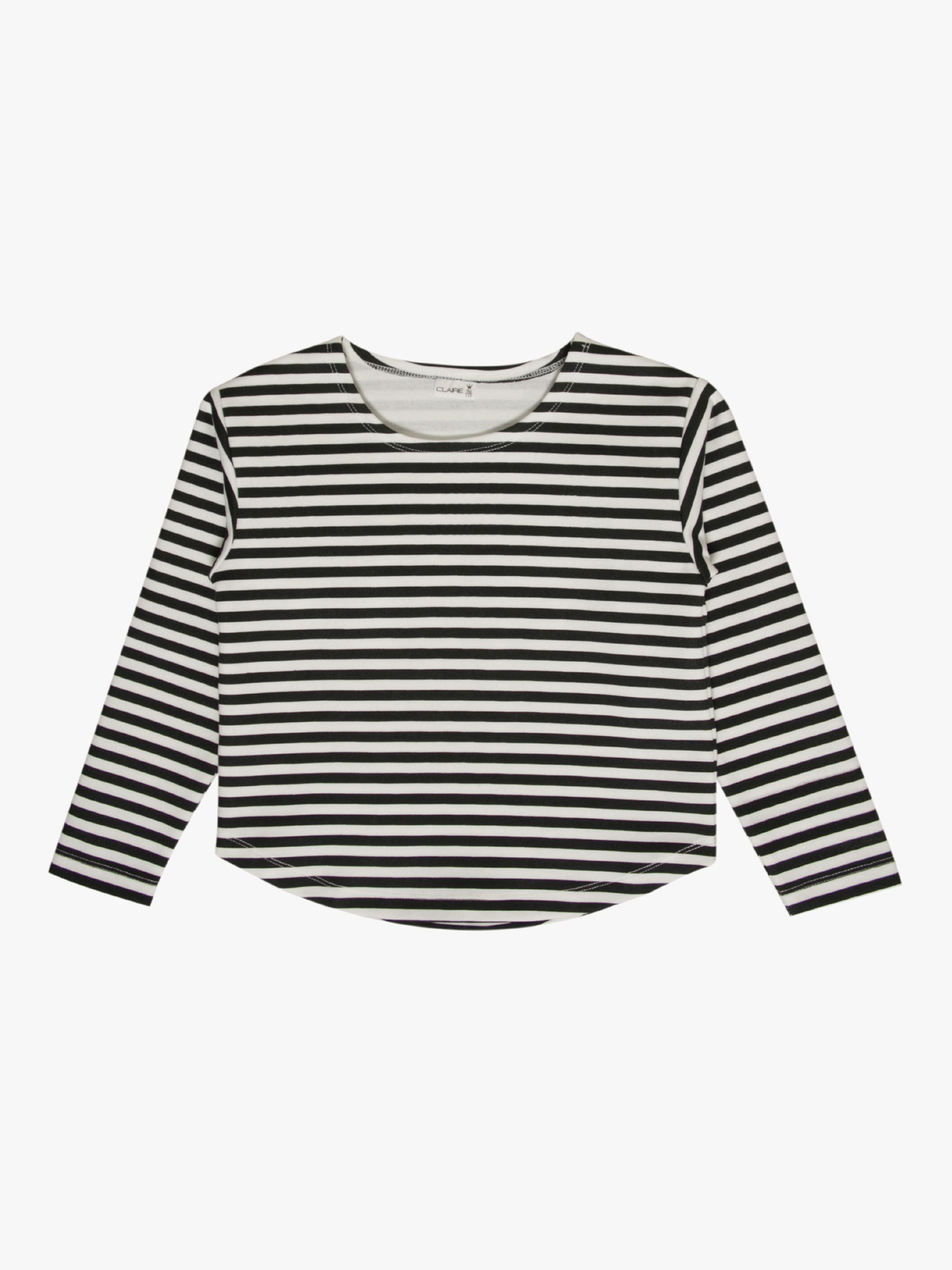 Hust & Claire Pullover, Schwarz/Weiß, Größe 140