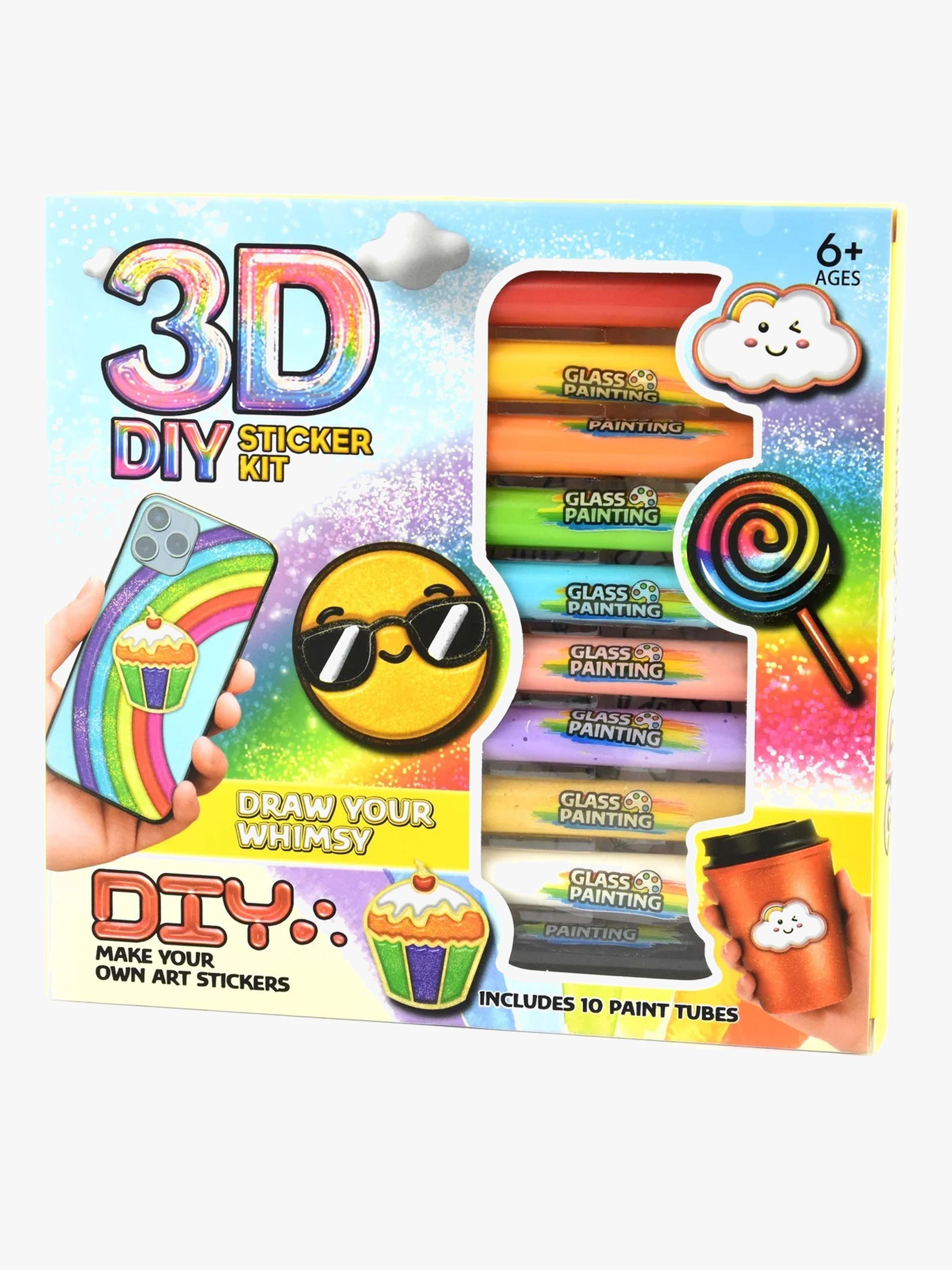Robetoy 3D DIY Sticker-Set Stifte 10 Teile