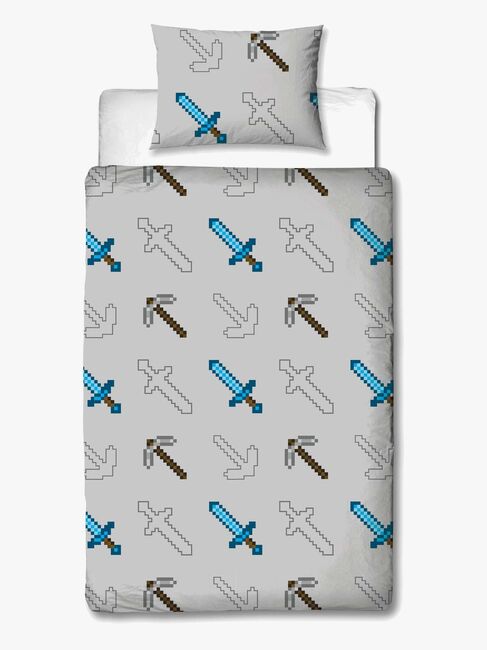 Minecraft Pixel Bettwäsche 140 x 200 cm