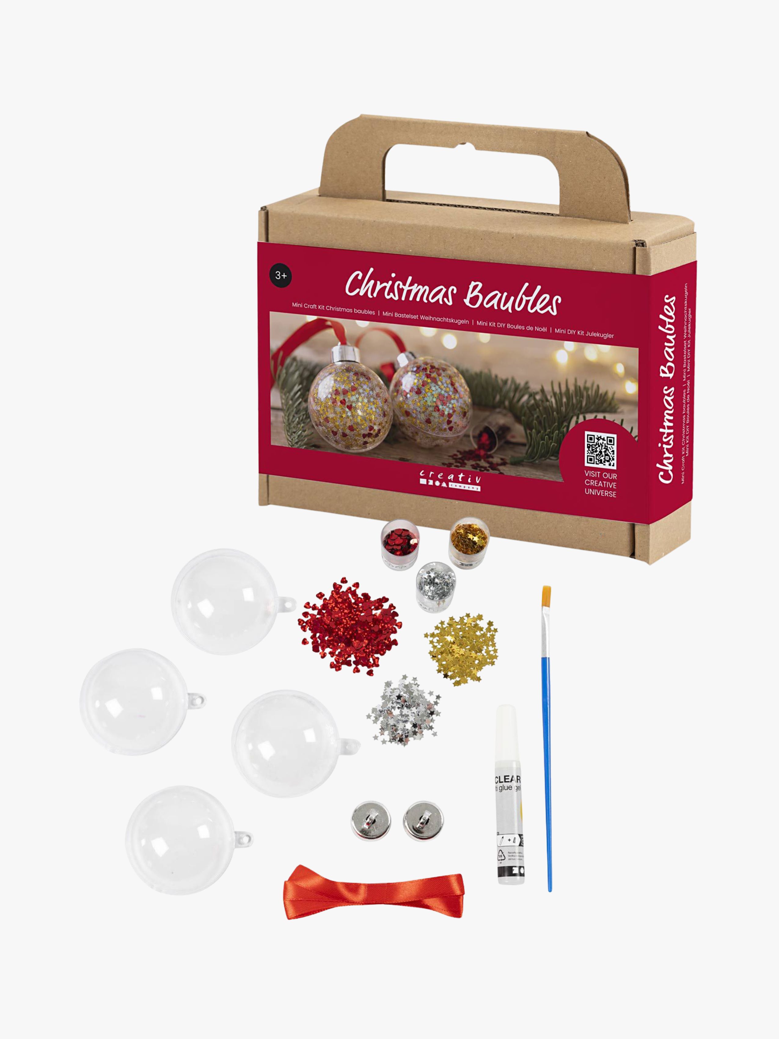 Mini DIY Kreativset Christbaumkugeln