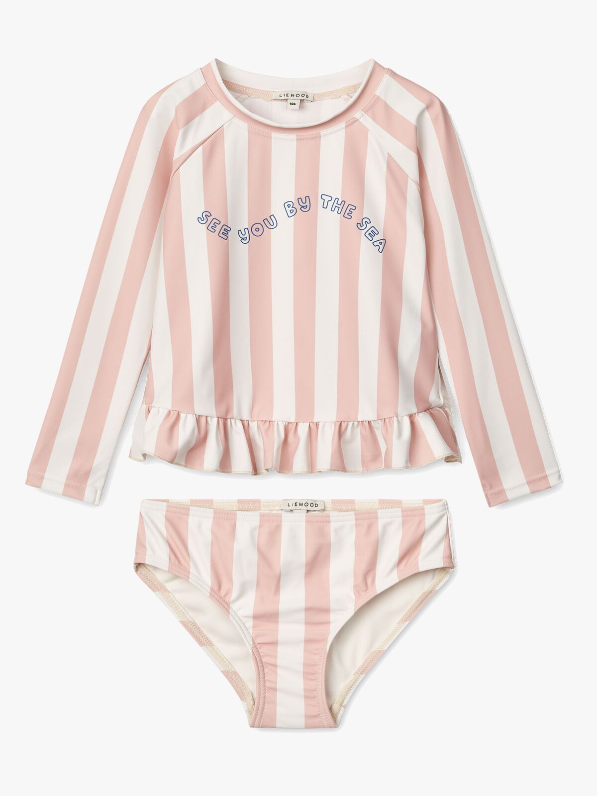 LIEWOOD Dagny Badeset, Stripe Sorbet Rose/Creme De La Creme