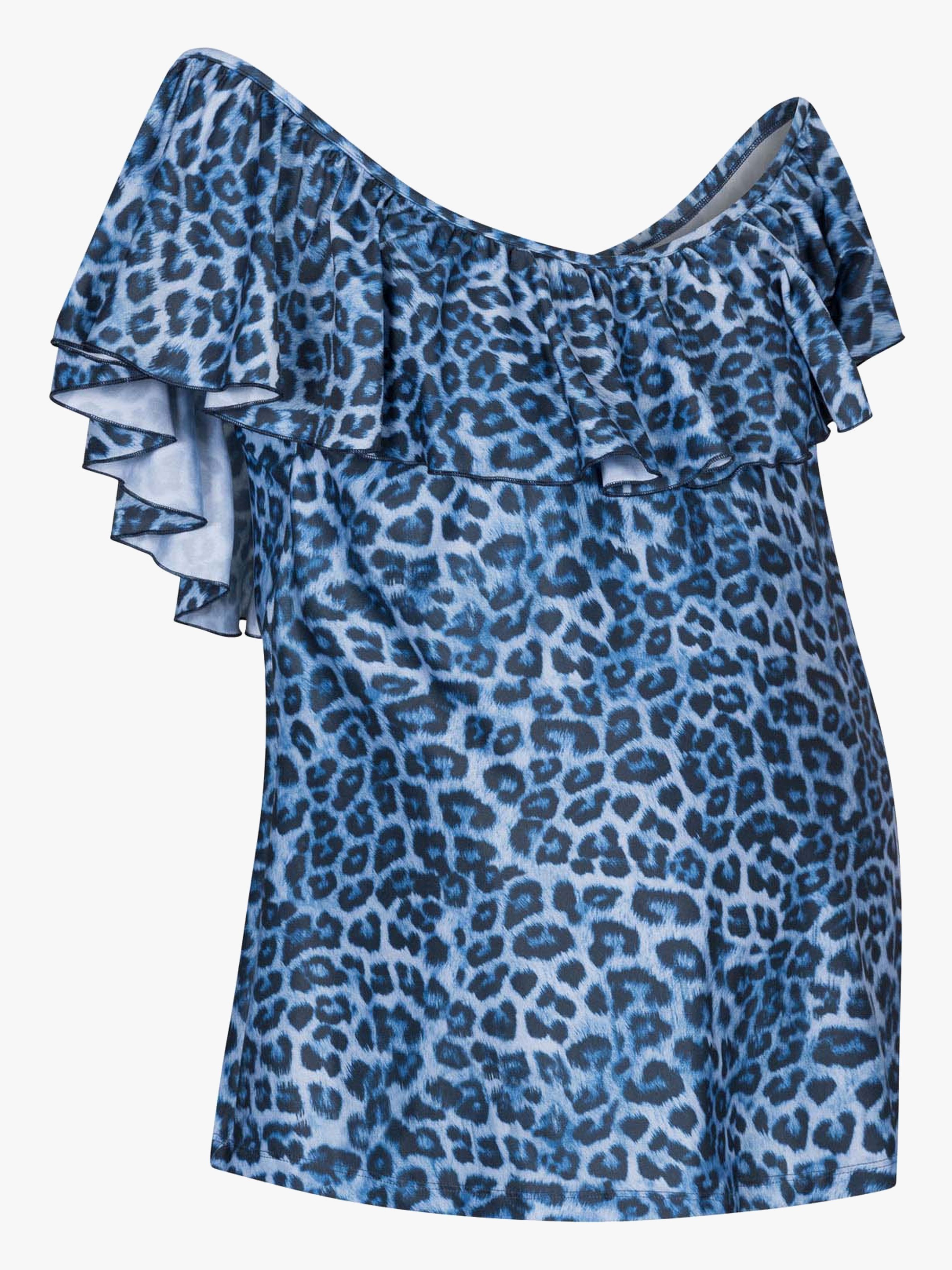 Carmen Tankini, Grau / Schwarz Leo, 36