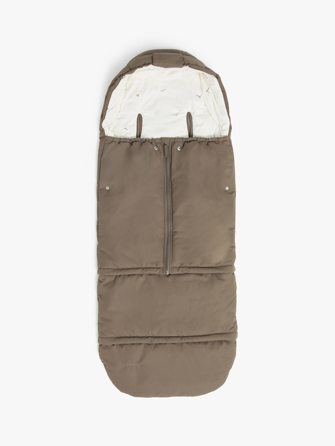 Beemoo Light Fußsack inkl. Erweiterung, Taupe Swallow