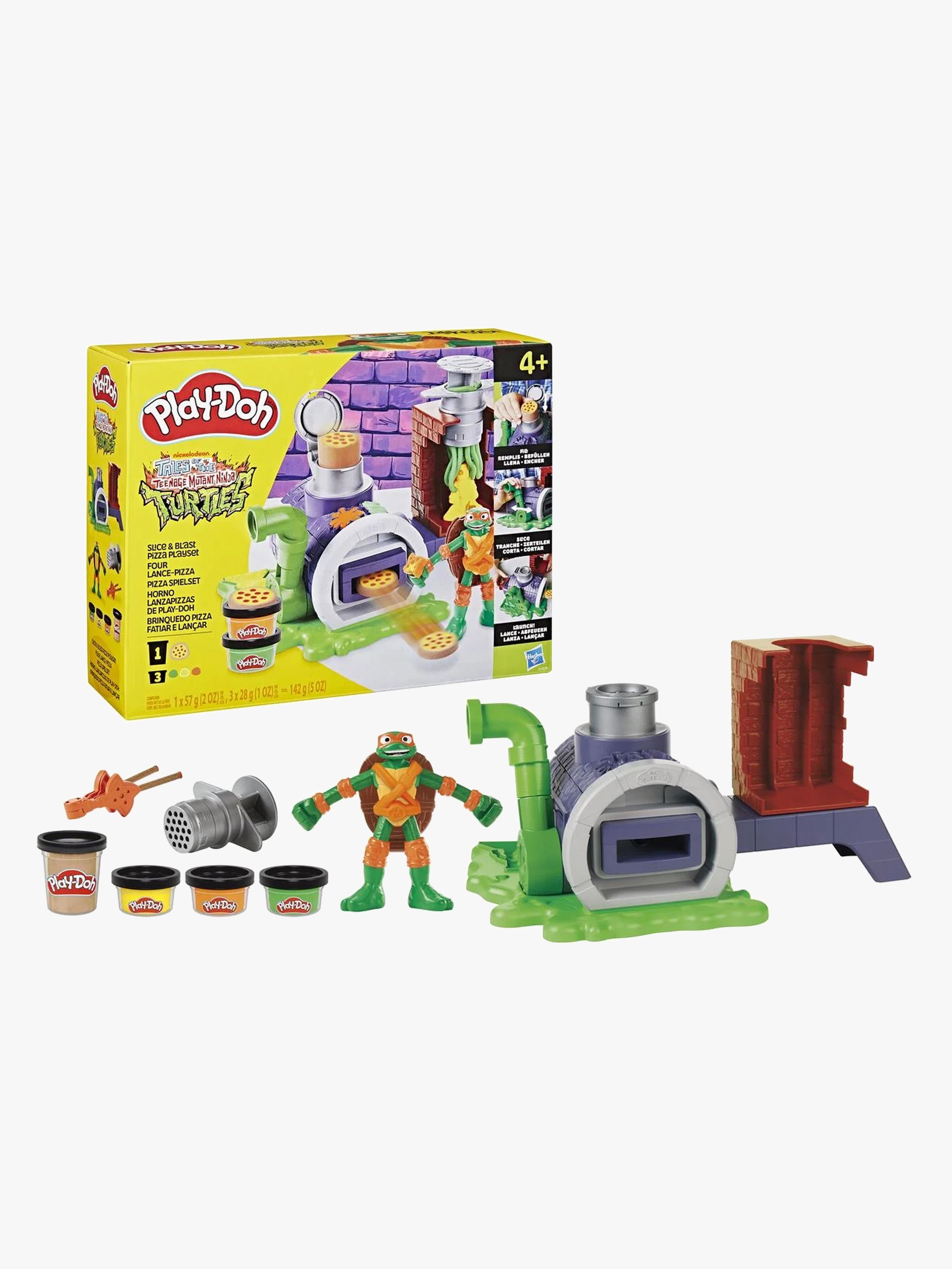 Teenage Mutant Ninja Turtles Spielknete Slice & Blast Pizza Spielset