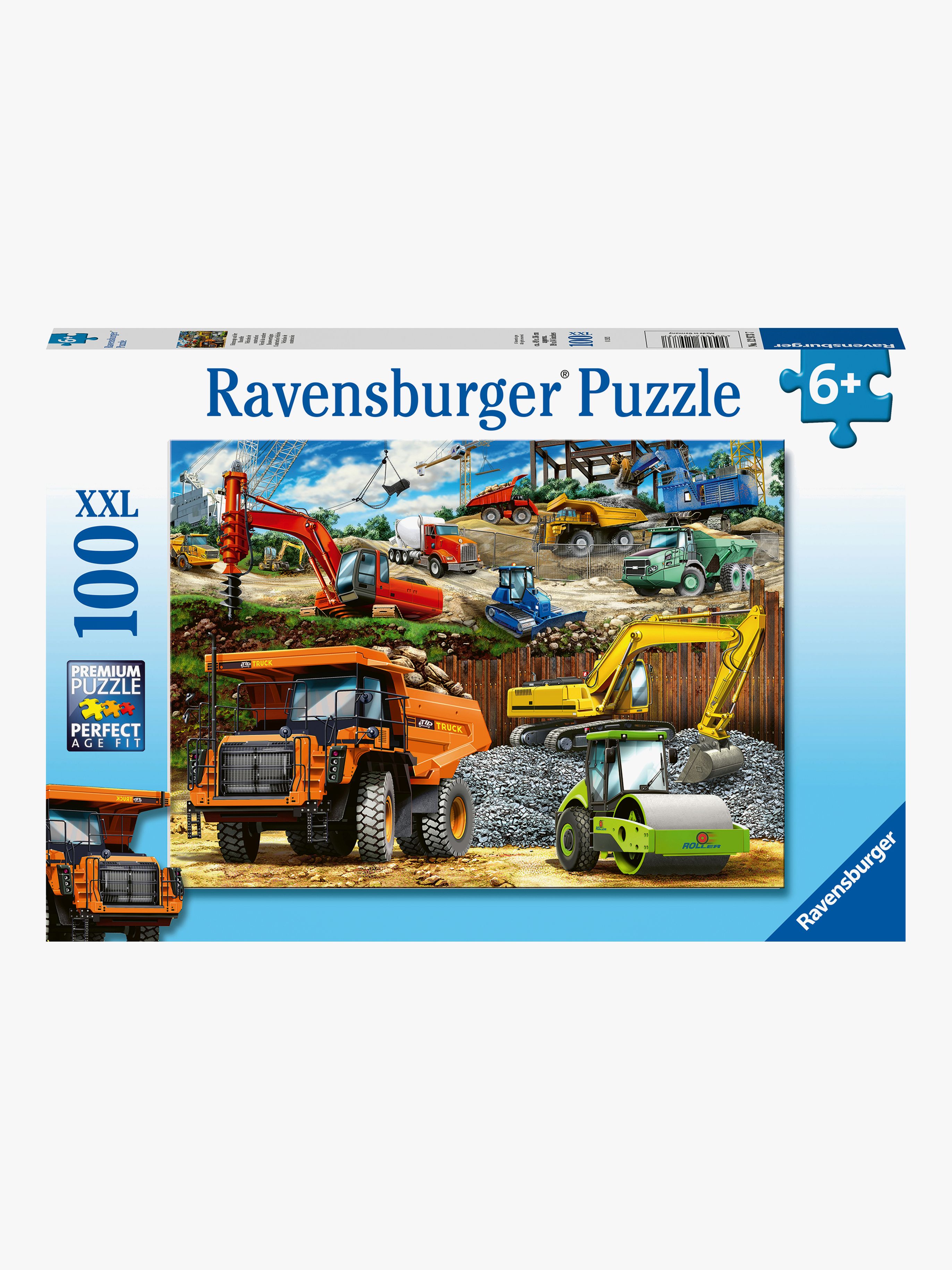 Puzzle Baumaschinen, 100 Teile