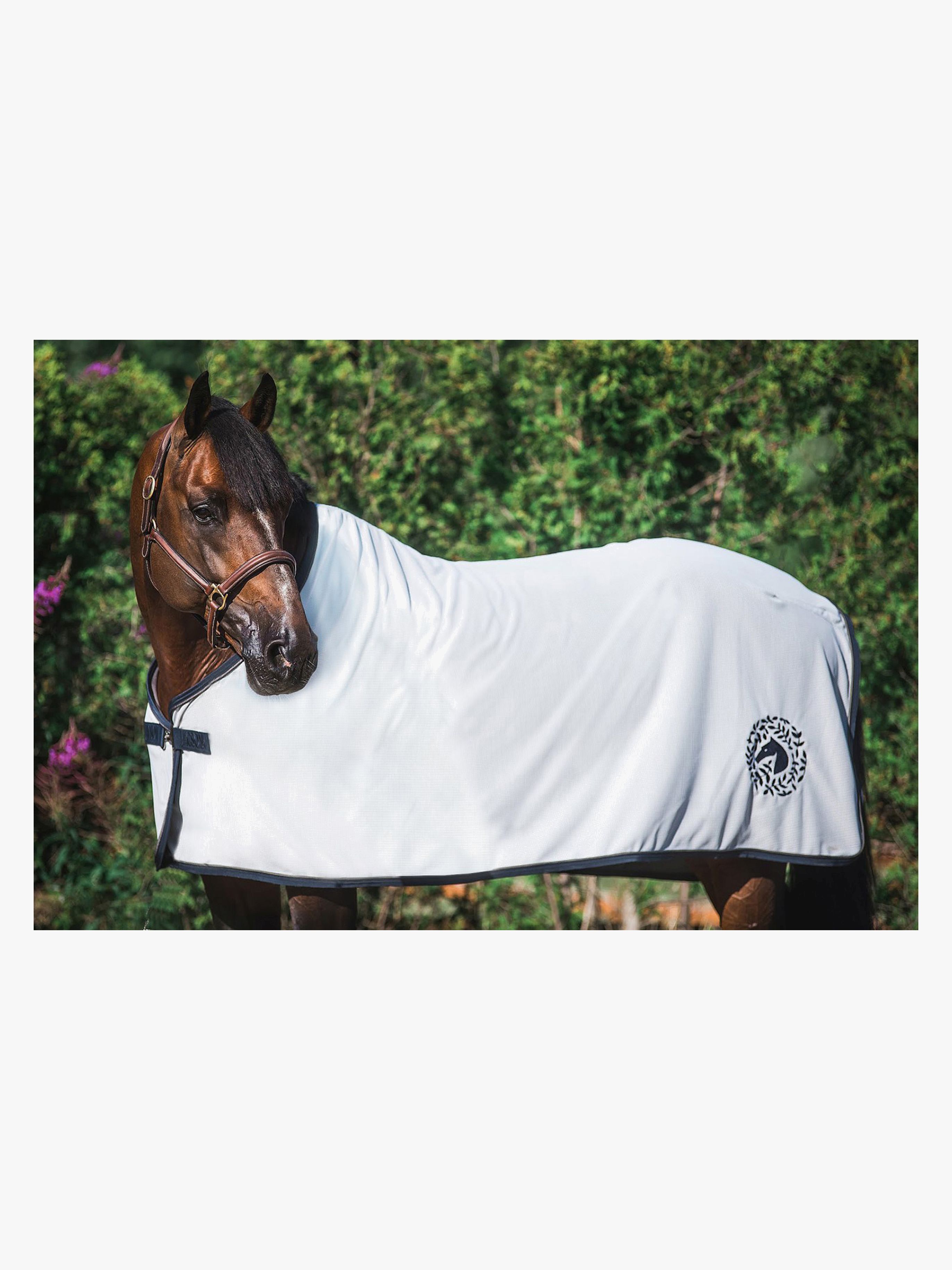 Delhi Meshdecke Mit Bambusfasern, Grau 125 cm