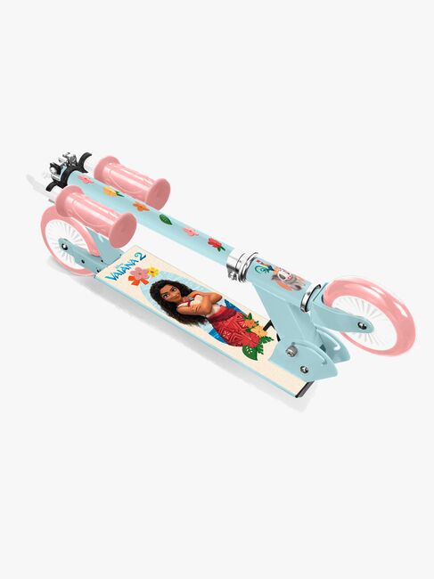 Stamp Vaiana Klappbarer Tretroller, Blau/Pink