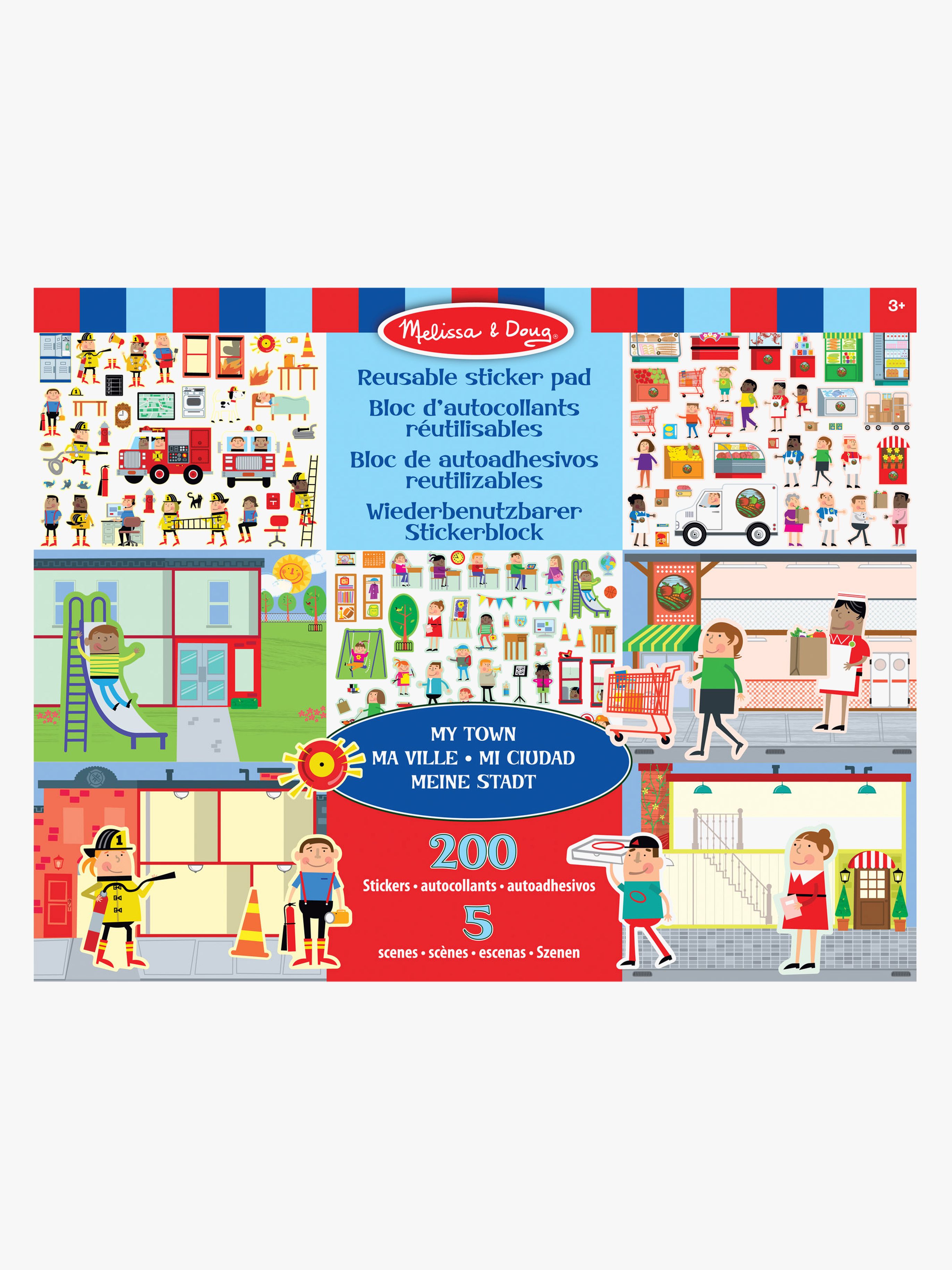 Melissa &  Doug Stickerbuch Stadt 200 Teile