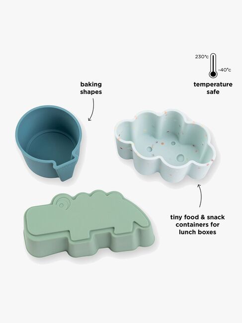 Done By Deer Happy Clouds Silikonformen 3er-Pack, Blue