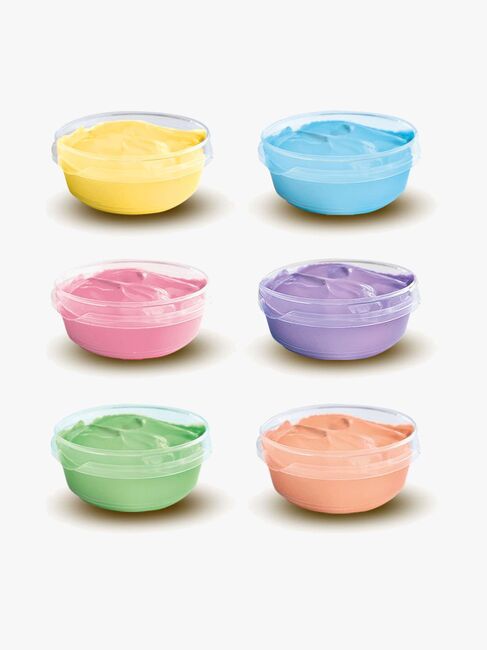 SES Creative Fingerfarbe 6er-Pack Pastell