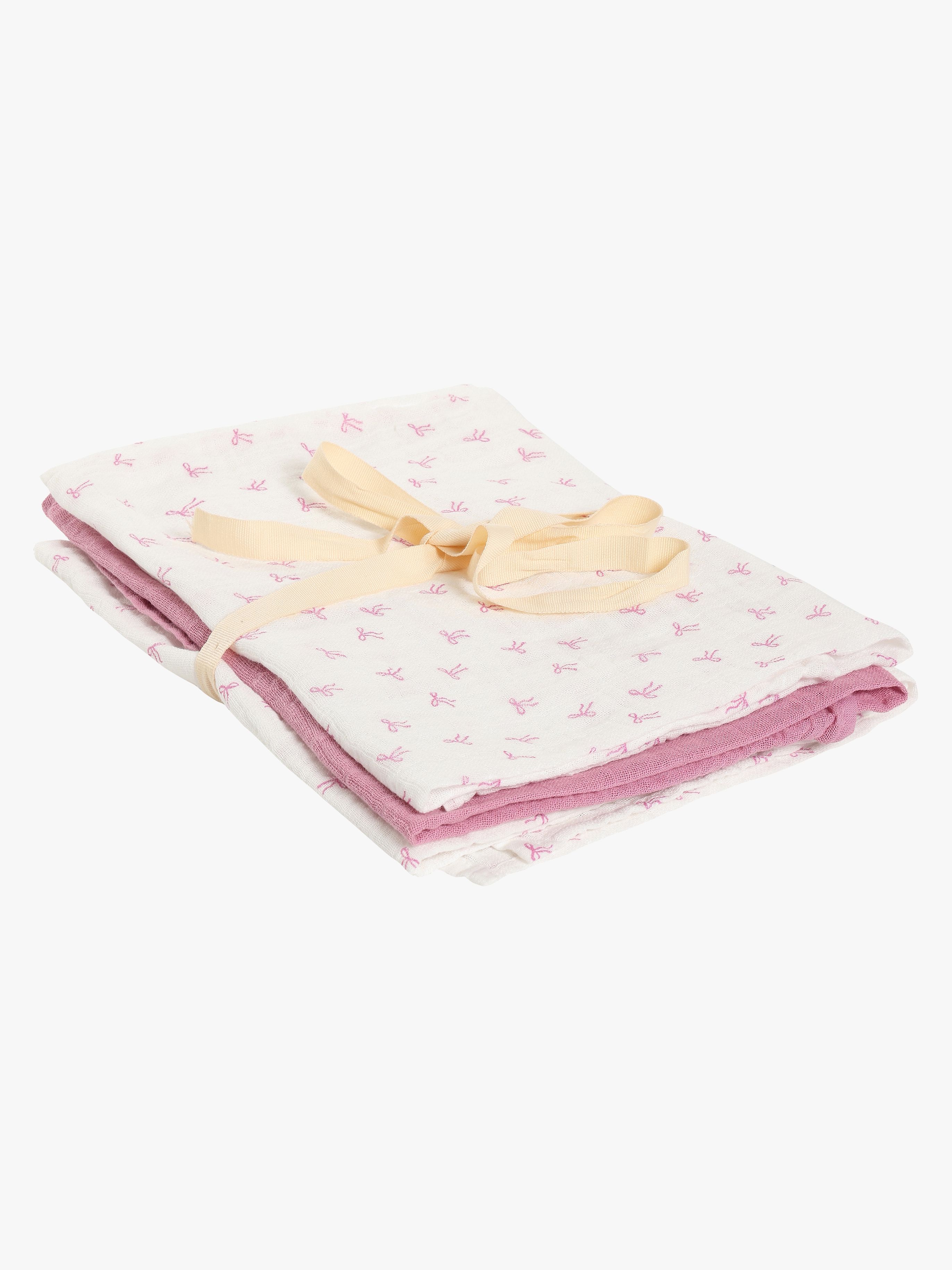Pippi Musselintuch 3er-Pack, Mauve Orchid