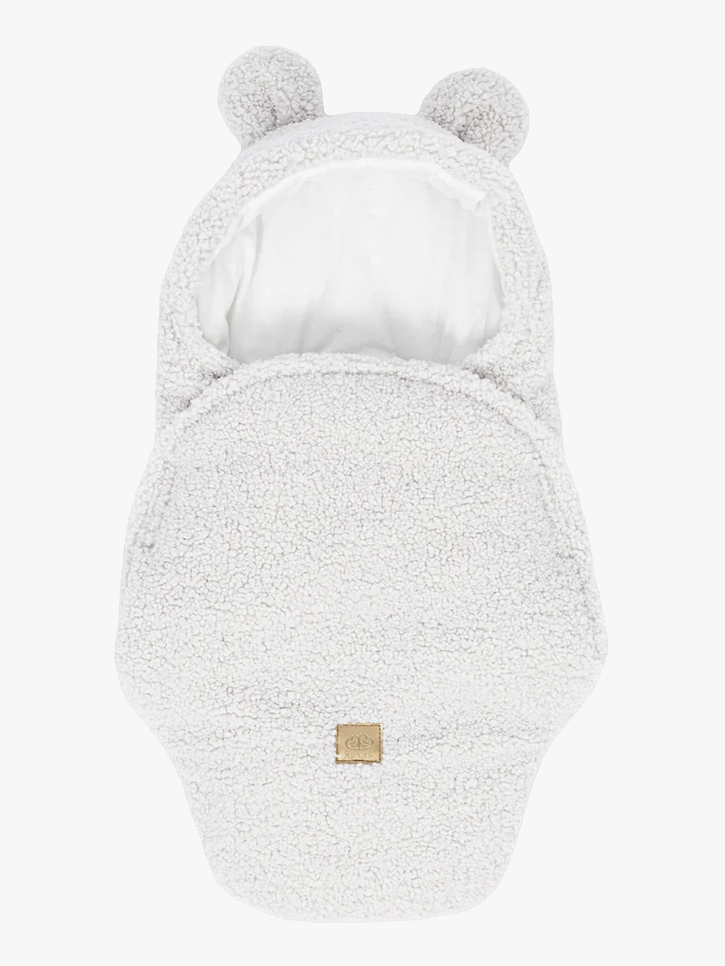 Bearly Pucktuch mit Bärenohren, Offwhite