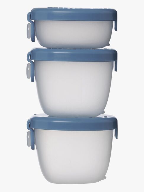 b.box Snackbox 3er-Pack, Ocean