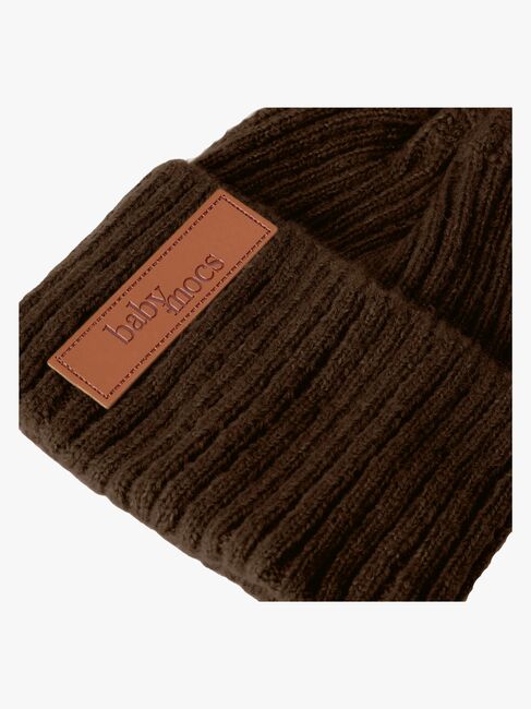 BabyMocs Strickmütze, Brown