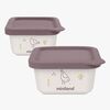 Miniland Naturset Brotdose 2er-Pack, Chick
