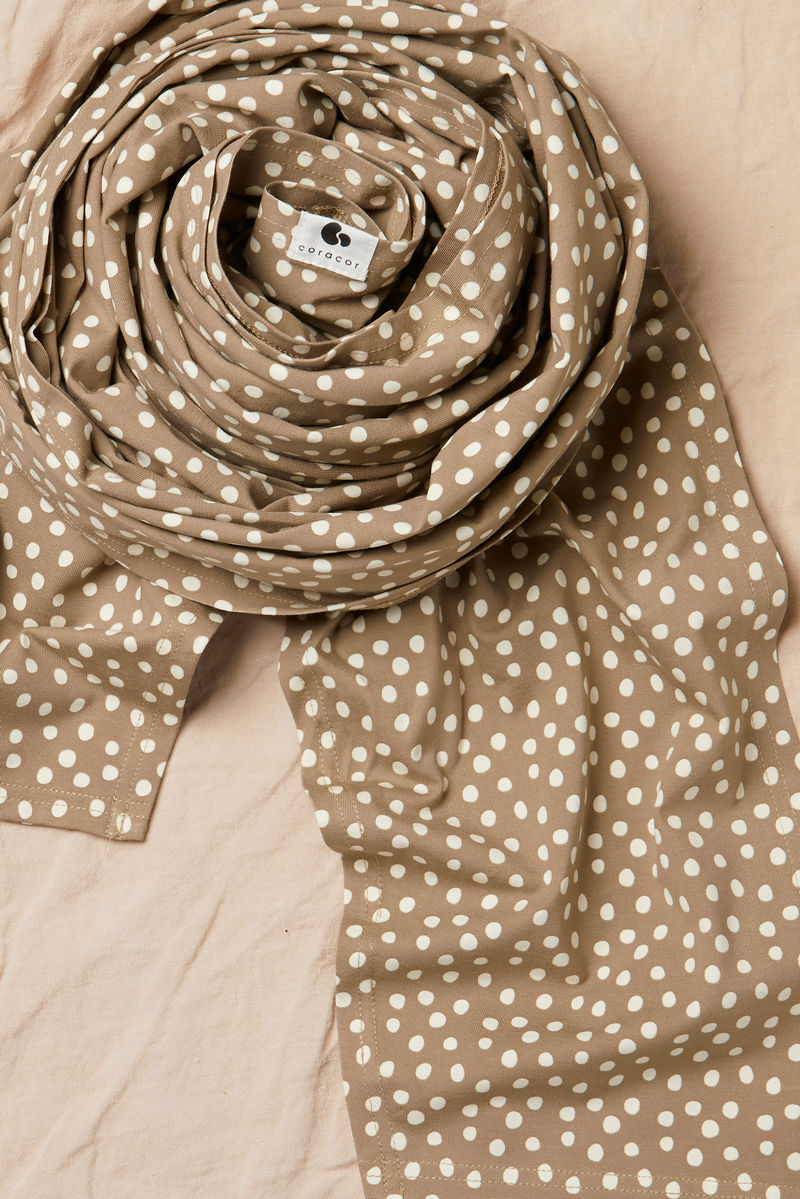 Tragetuch Big Dot, Taupe