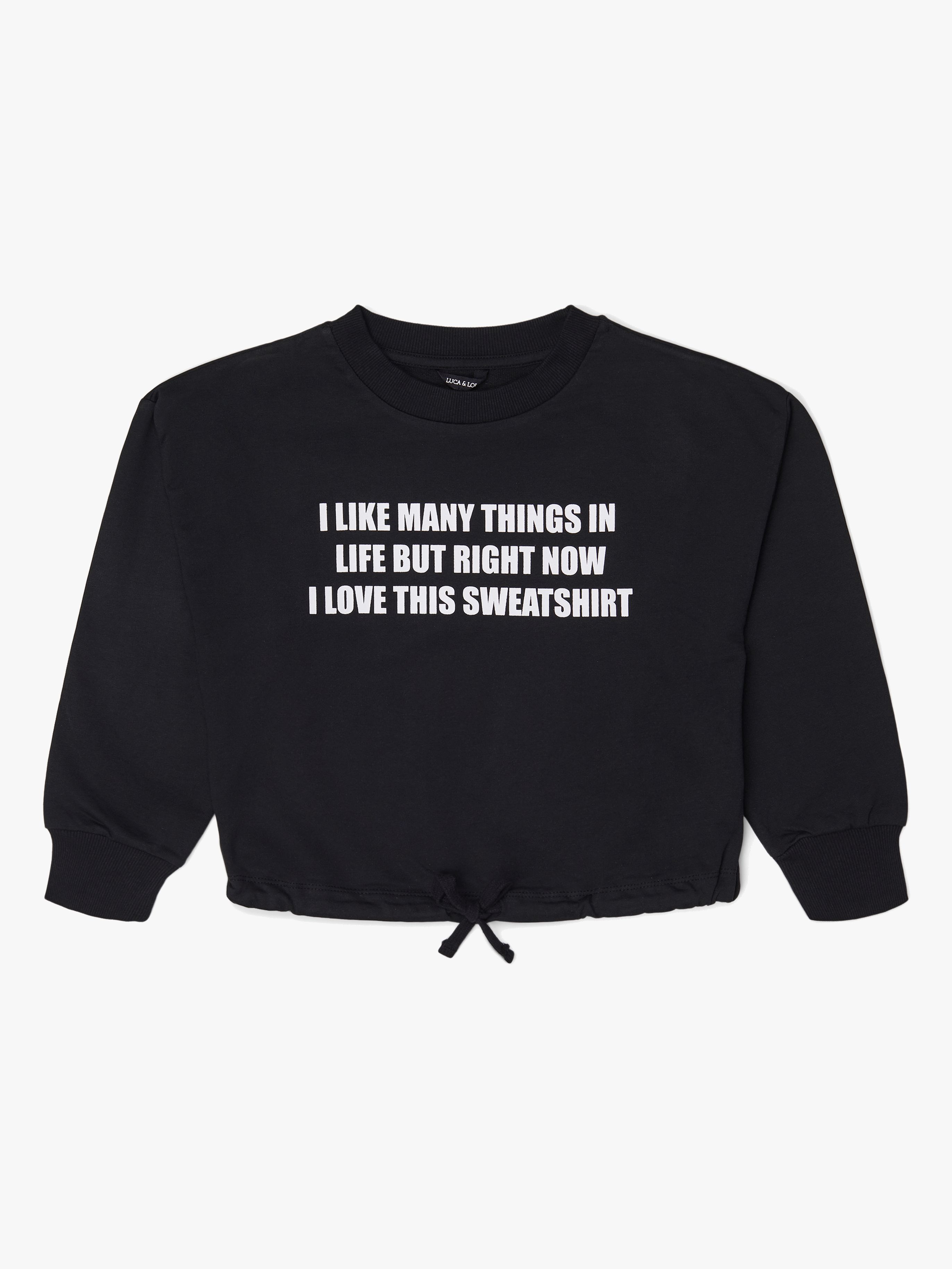 Luca &  Lola Filippa Pullover, Black 158-164