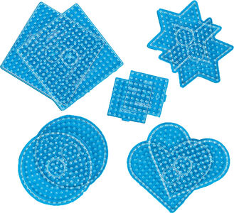 Hama Maxi Perlenplatten 10er-Pack Geometrische Formen