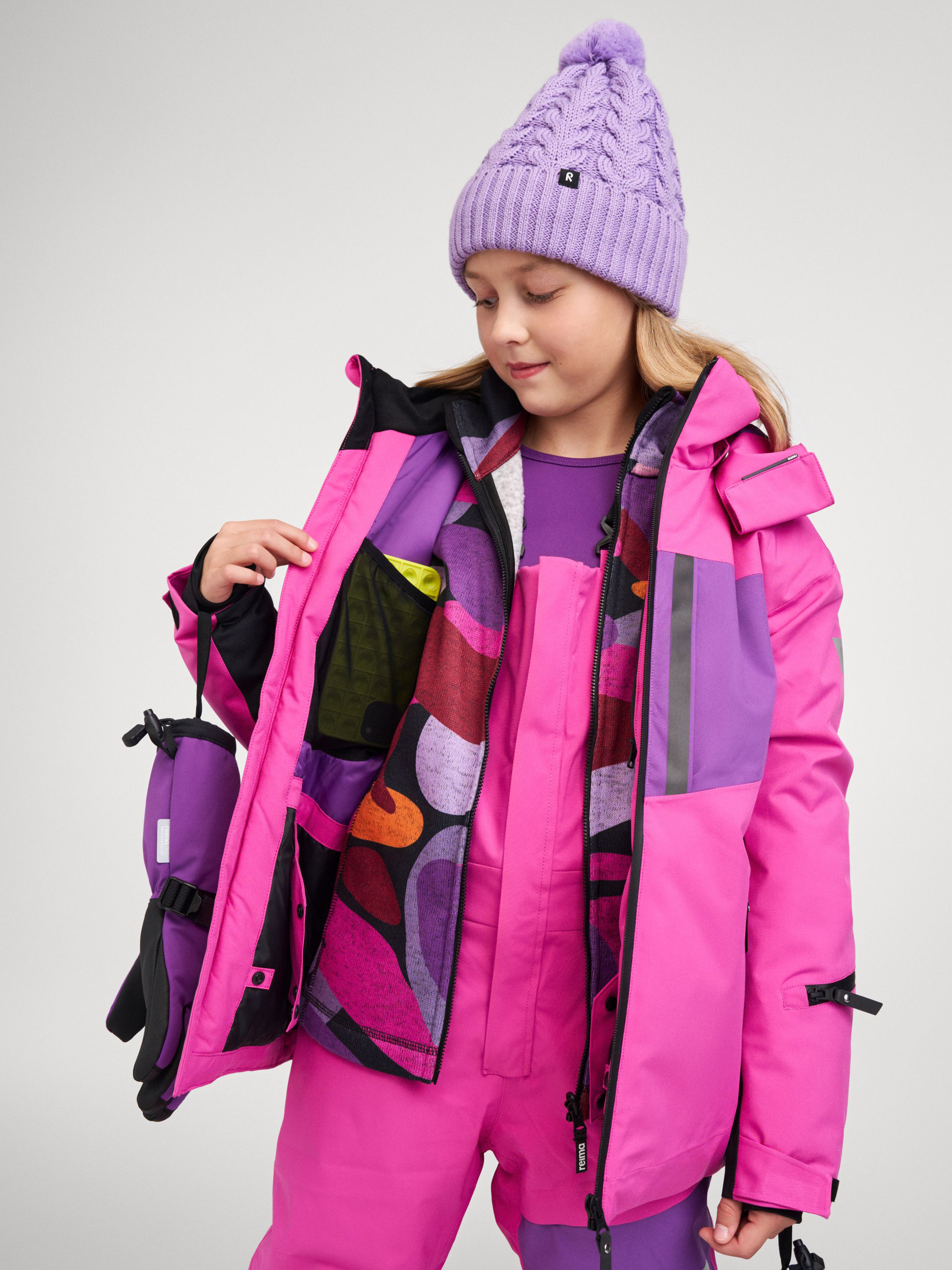 Reima Jatuni Skijacke, Fuchsia, 146