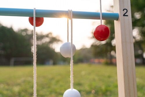 BS Toys Scheiben- und Leitersteigspiel Outdoor-Spiel