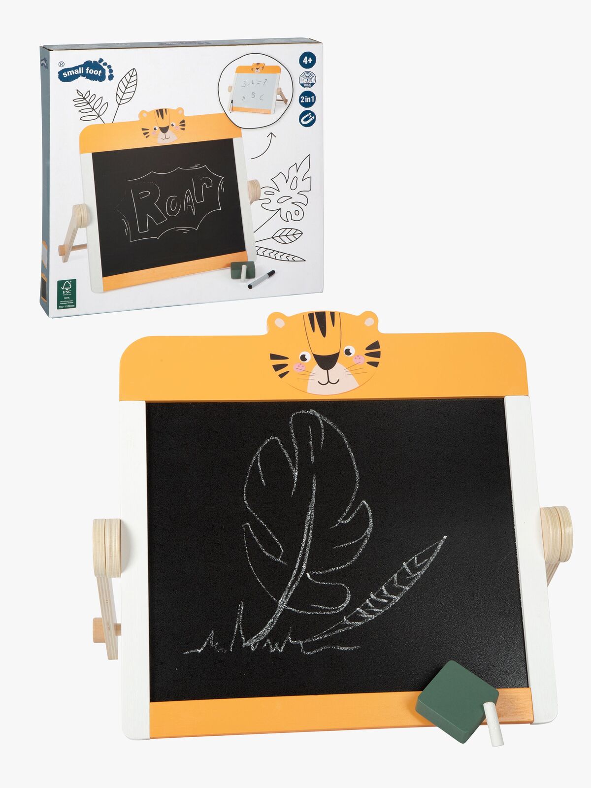 Small Foot Safari 2-in-1 Zeichentafel mit Schreibwand