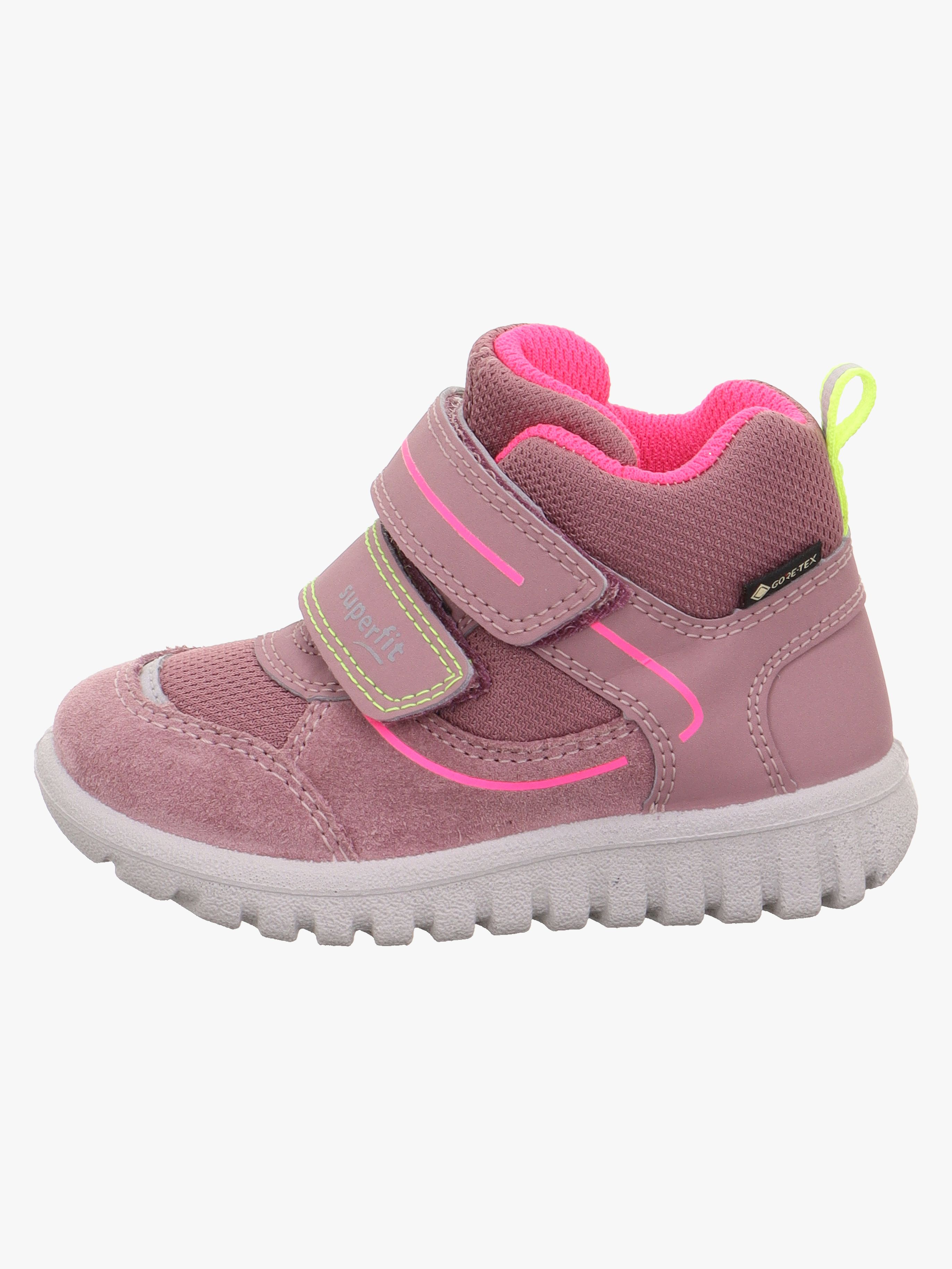 Superfit Sport7 Mini GTX Kinder Sneaker, Pink, 33, Kinderschuhe