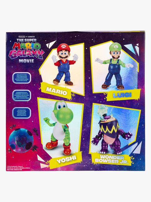 Super Mario Galaxy Movie Figurenset 4er-Pack