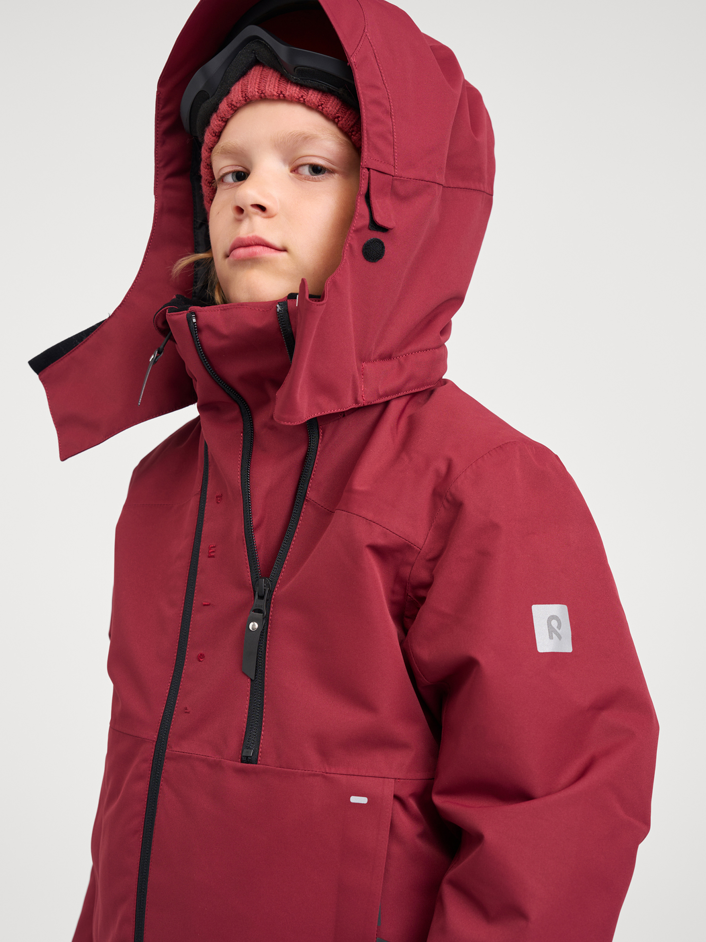 Reima Tieten Skijacke, Maroon, 146