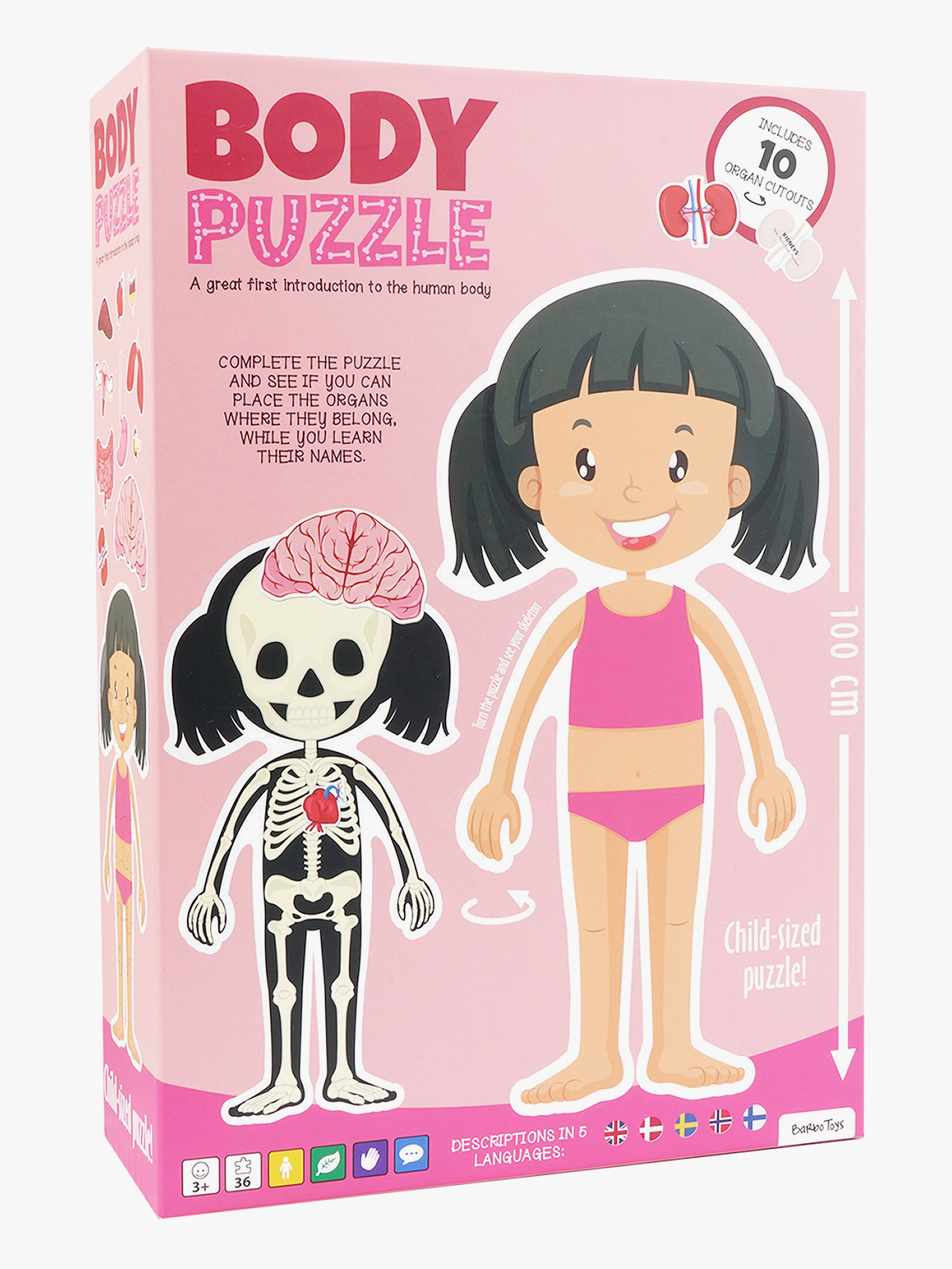 Body Puzzle Mädchen 36 Teile