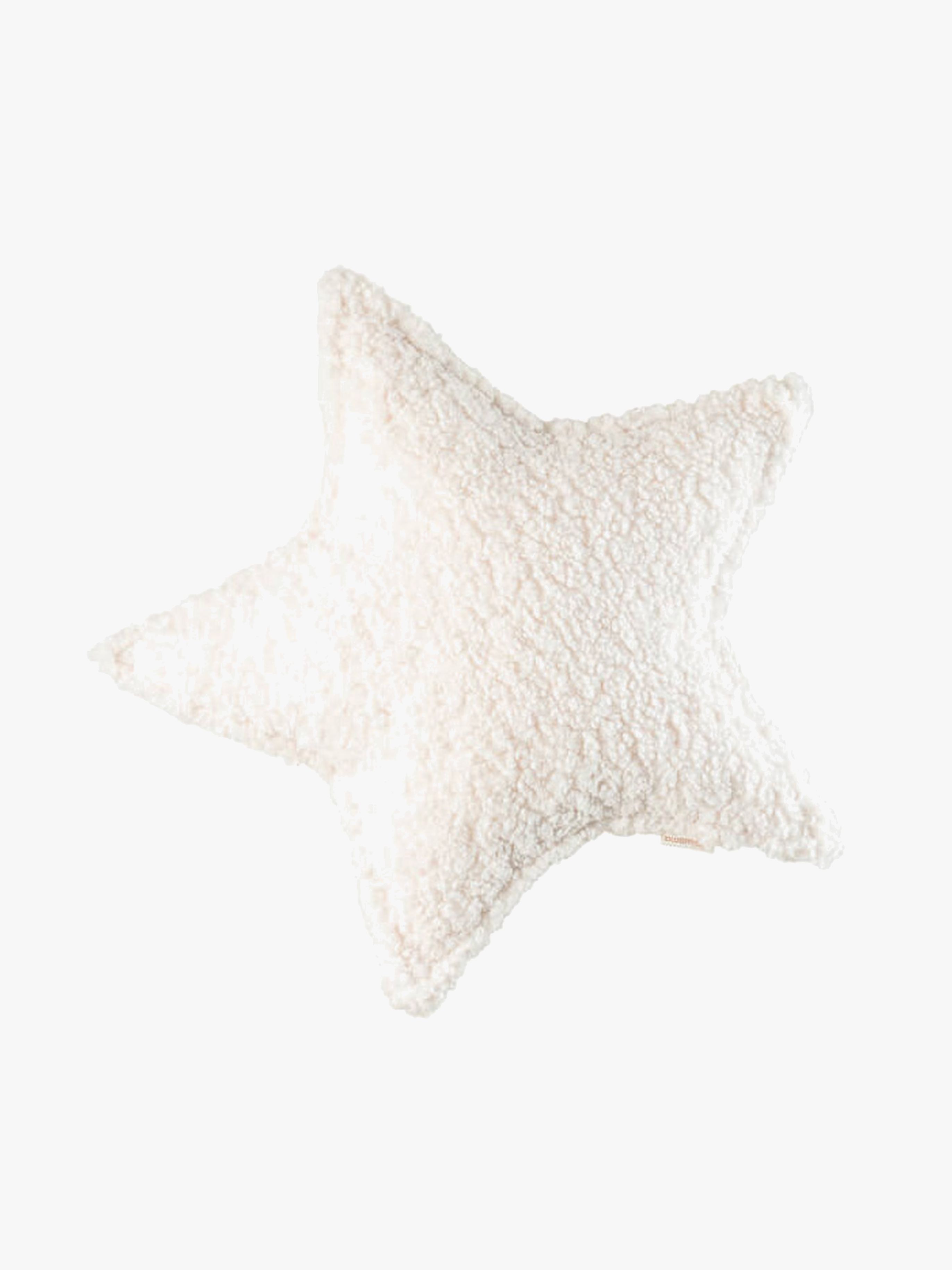 Wigiwama Star Kissen, Cream White