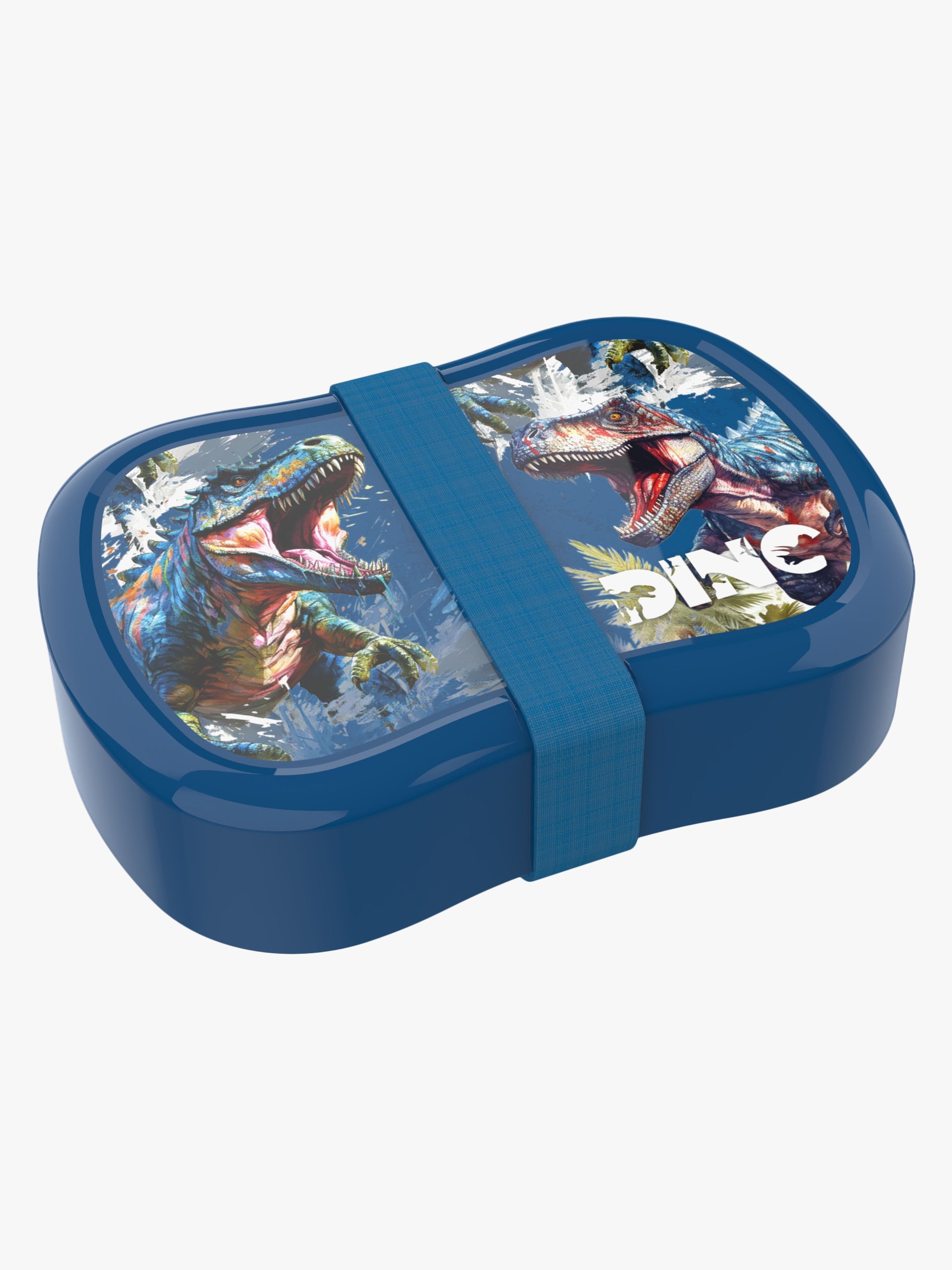 LunchBuddies T-Rex Brotdose, Blue