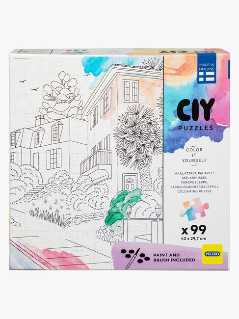 Peliko CIY Puzzle mit Wasserfarben 99 Teile Gemischte Auswahl