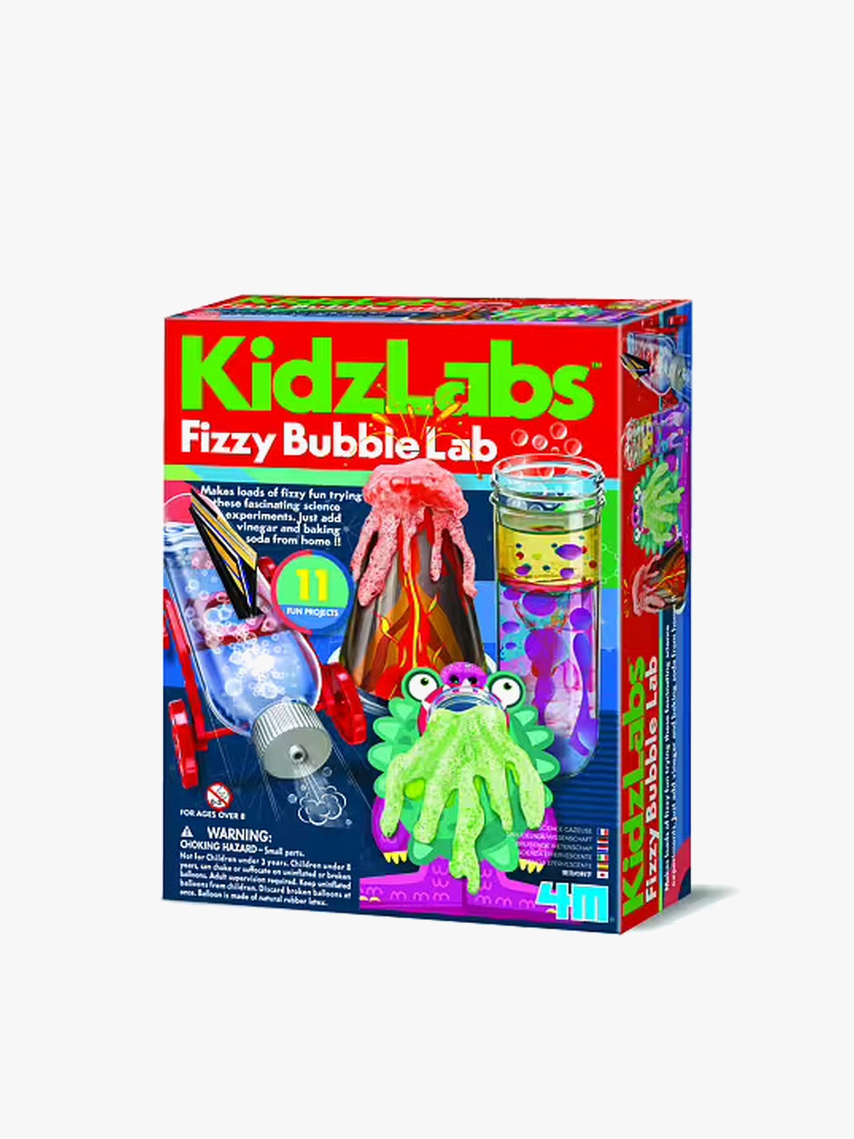 4M Kidzlabs Experimentierkasten Sprudelnde Seifenblasen