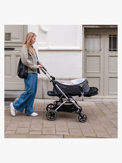 Doomoo Babynest/Babytragetasche 3-in-1, Grau