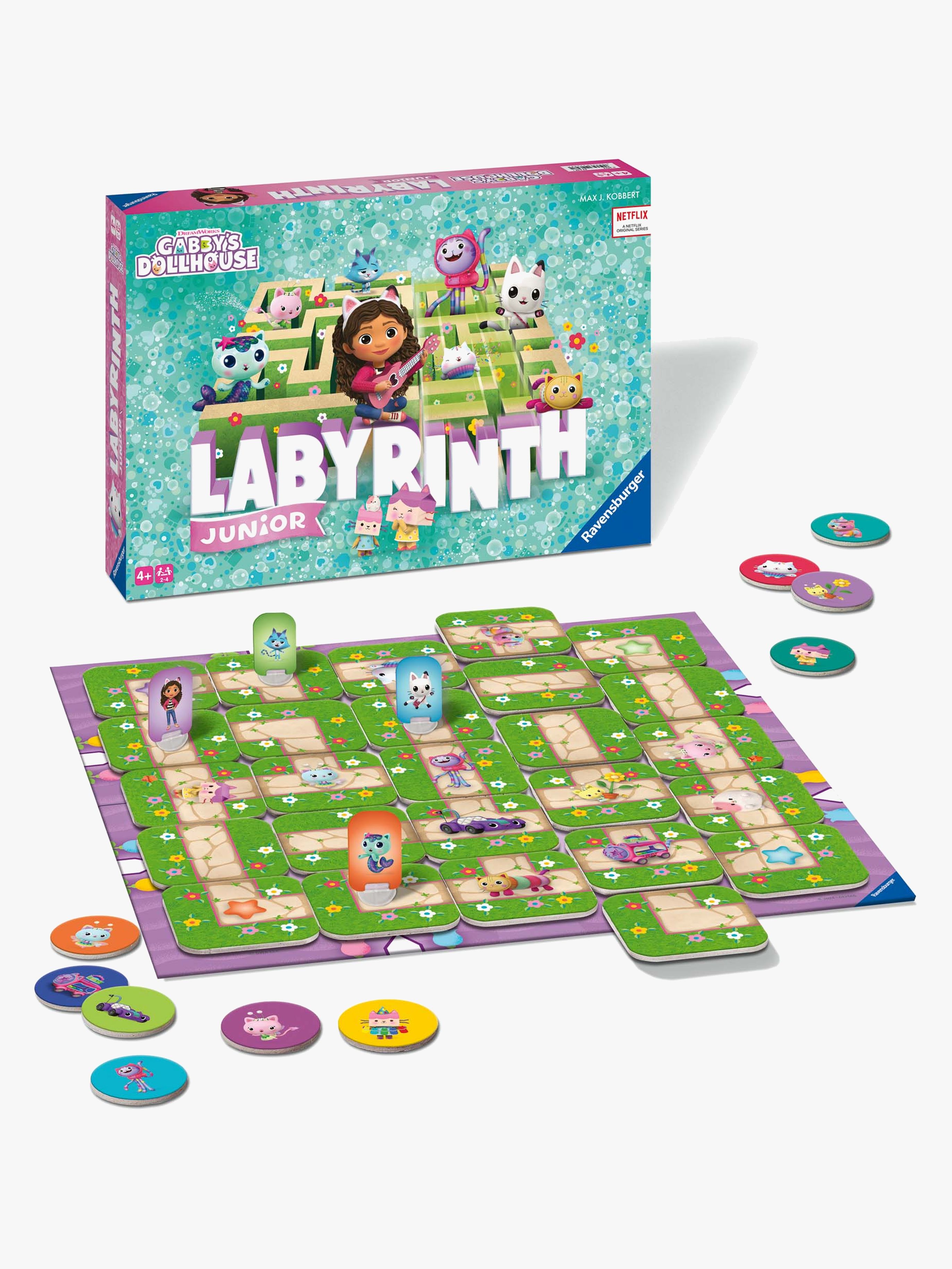 Ravensburger Gabby's Dollhouse Labyrinth Junior Spiel