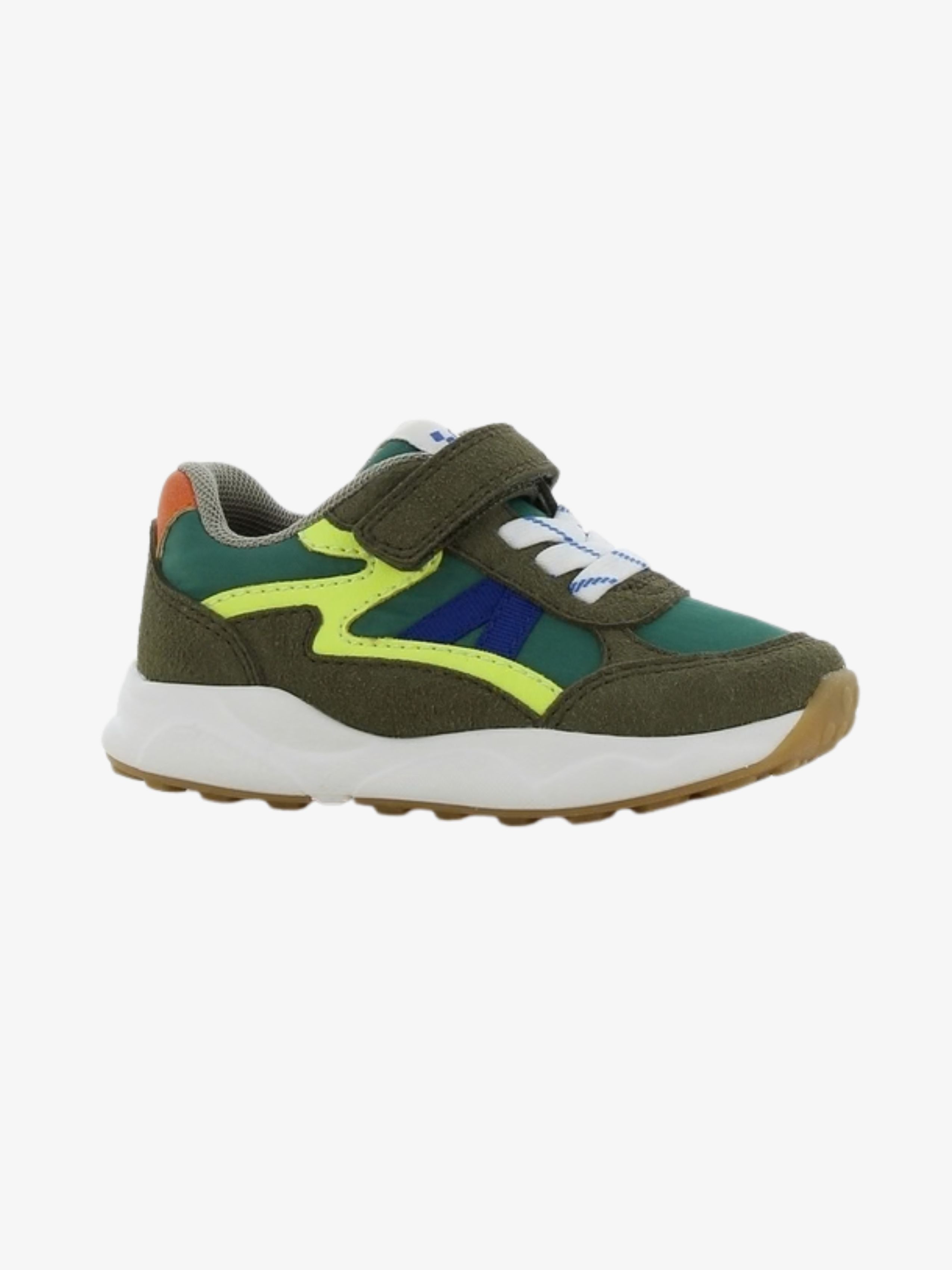 SJ Kinder Sneaker, Khaki/Yellow, 20, Kinderschuhe