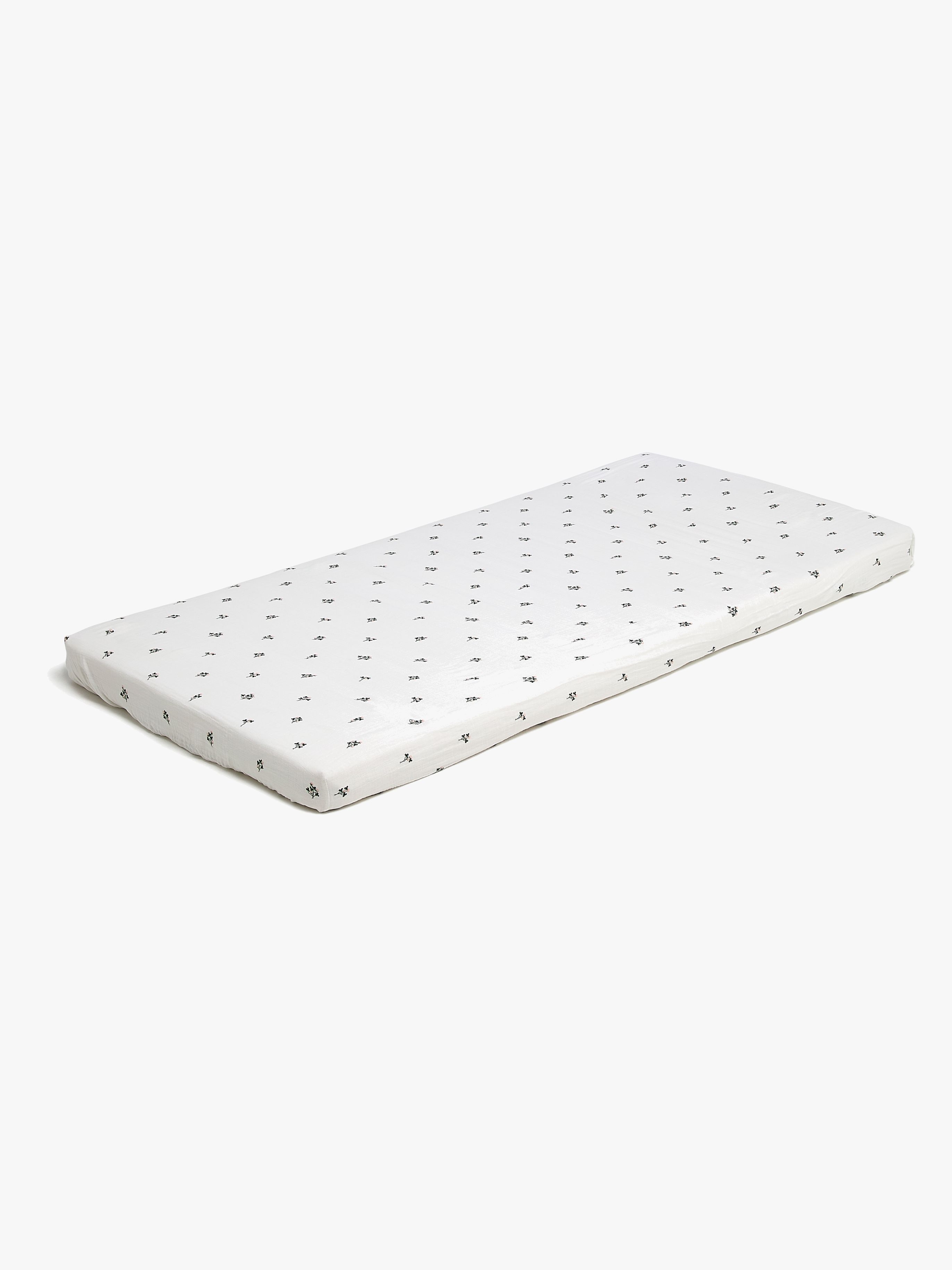 Alice &  Fox ADORA Spannbettlaken Babybett 60x120, Weiß