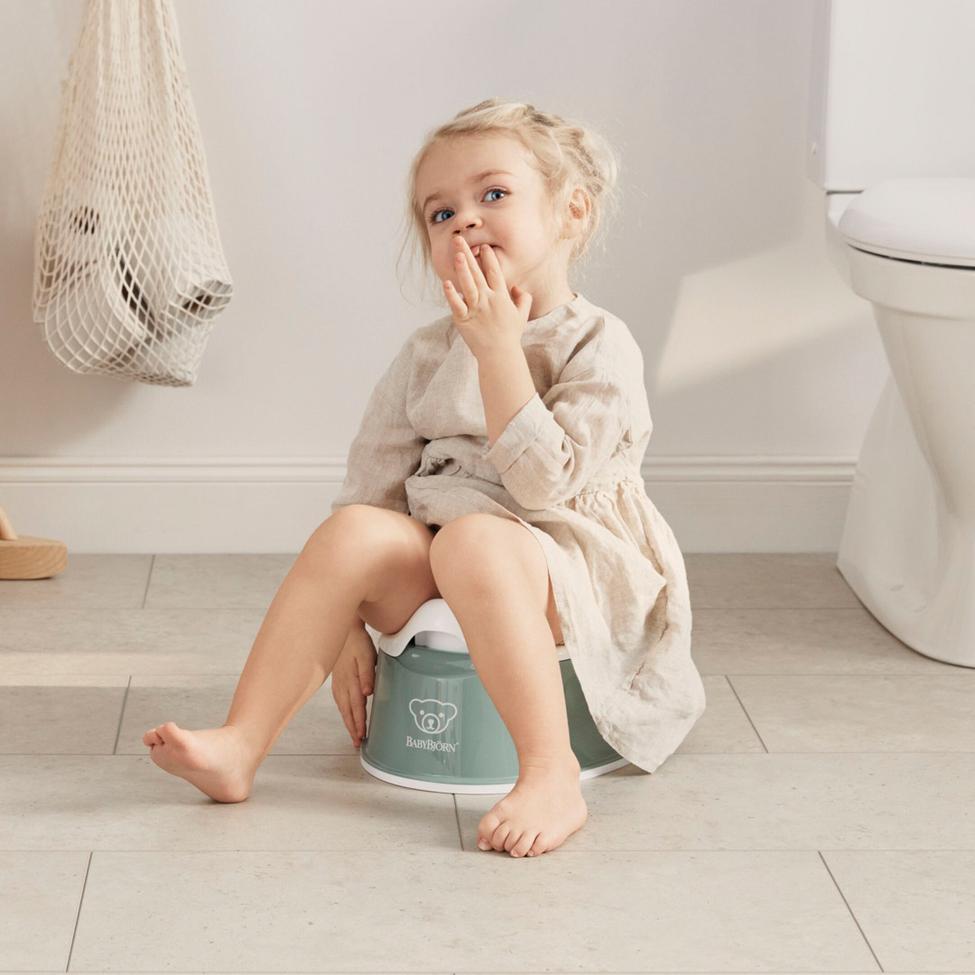 BabyBjörn Smart Töpfchen, Green/White