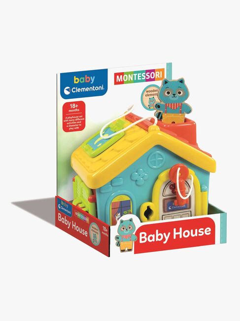 Clementoni Baby Montessori Spielset Lockers' House
