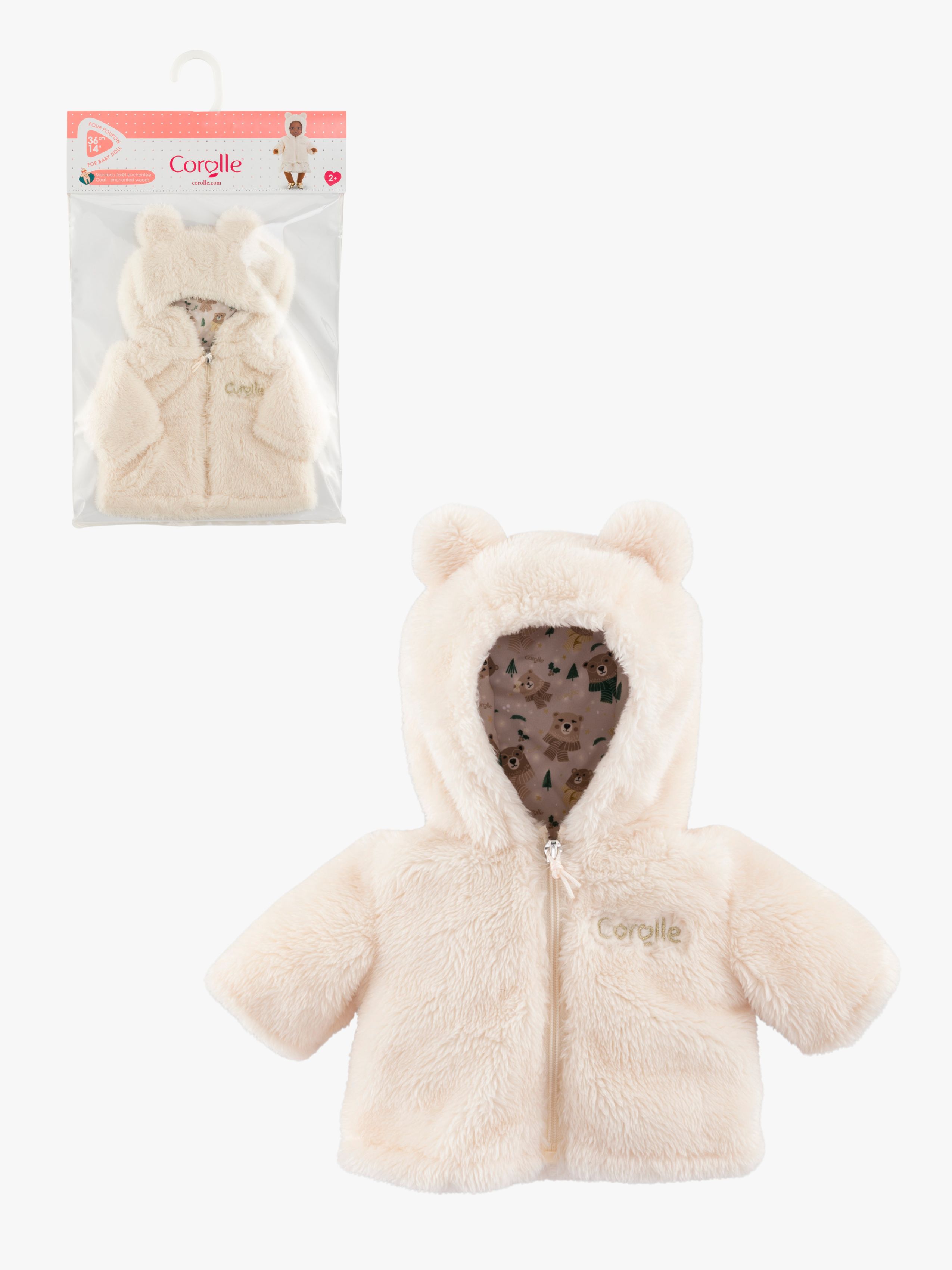 Puppenkleidung Jacke Teddy 36 cm