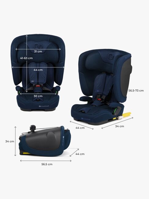 Kinderkraft FIX2GO i-Size Kindersitz, Navy