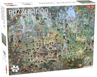 Tactic Puzzle Bornebanden Jungle 1000 Teile