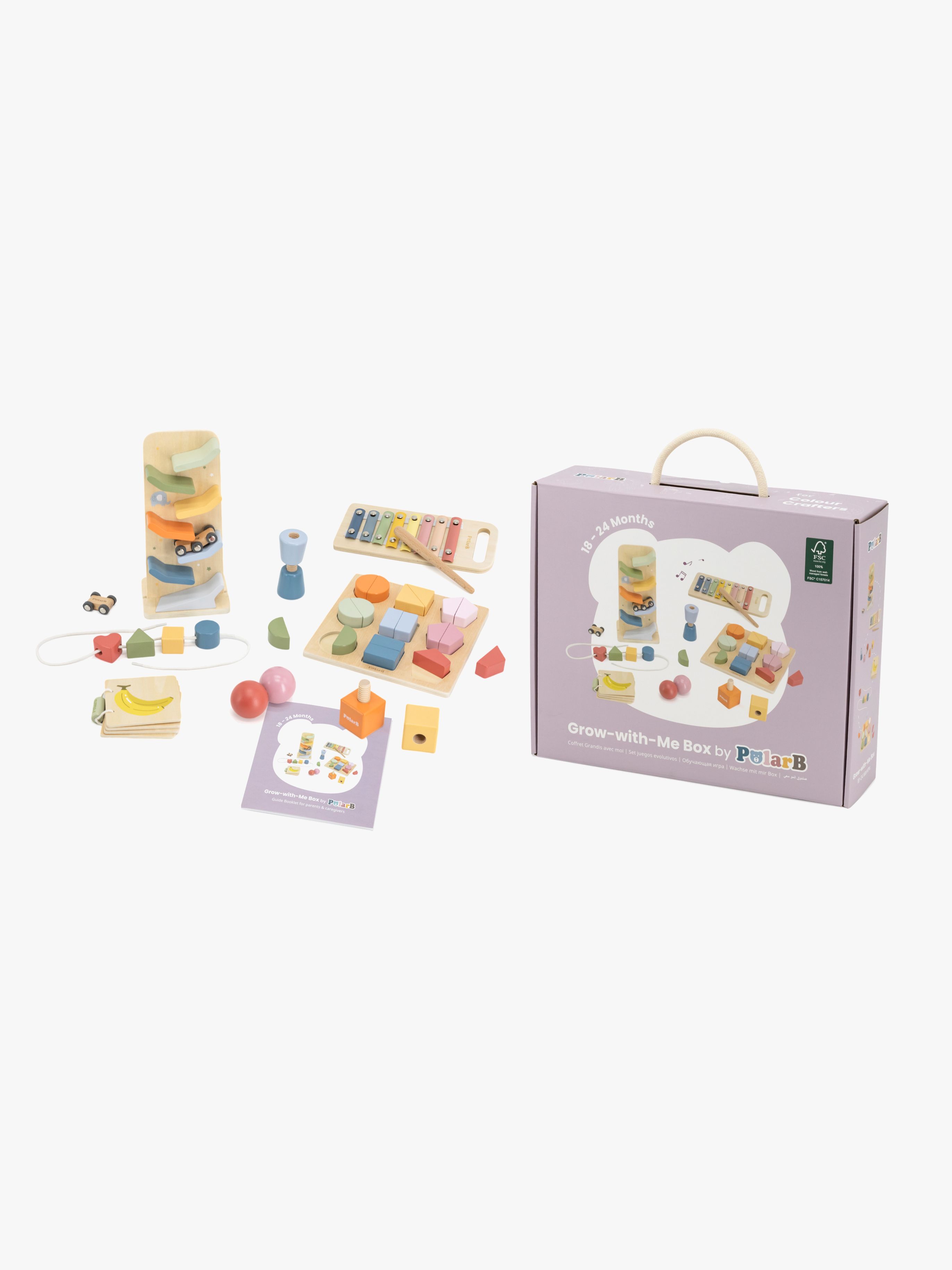 PolarB Grow-with-Me Activity-Set Colour Crafters 18-24 Monate, Babyspielzeug