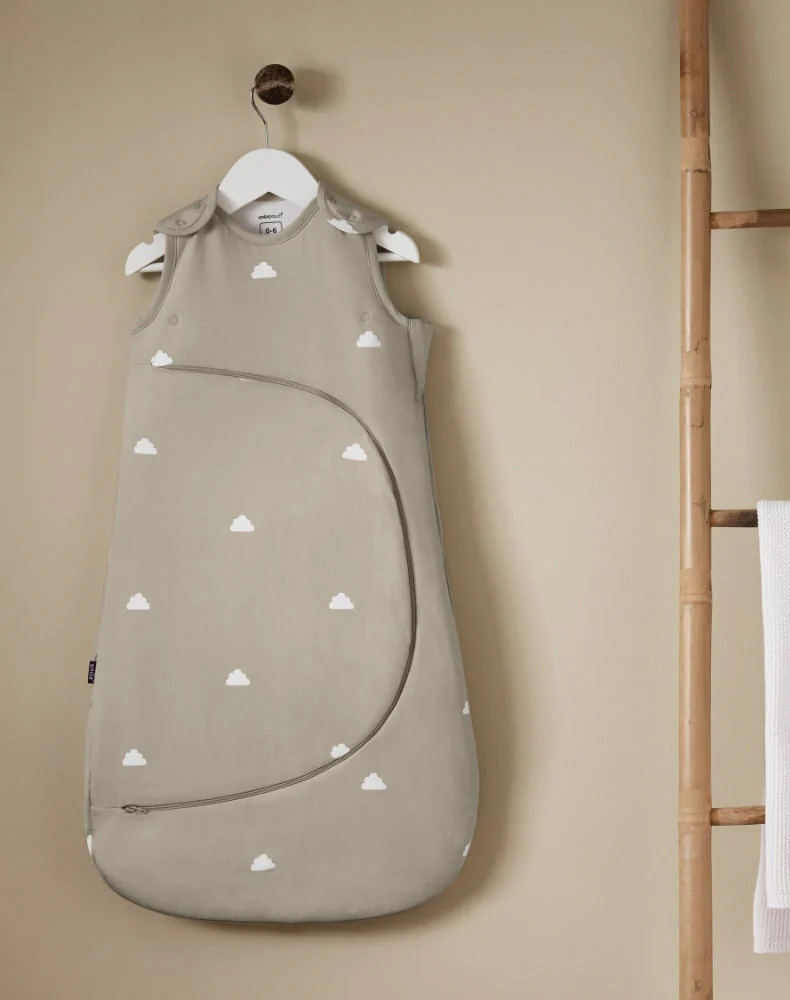 Snüz SnuzPouch Schlafsack 2.5 TOG, Grey/Cloud